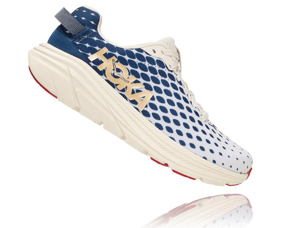 Hoka One One Koşu Ayakkabısı Kadın Beyaz/Mavi - Rincon 2 - AM7891352